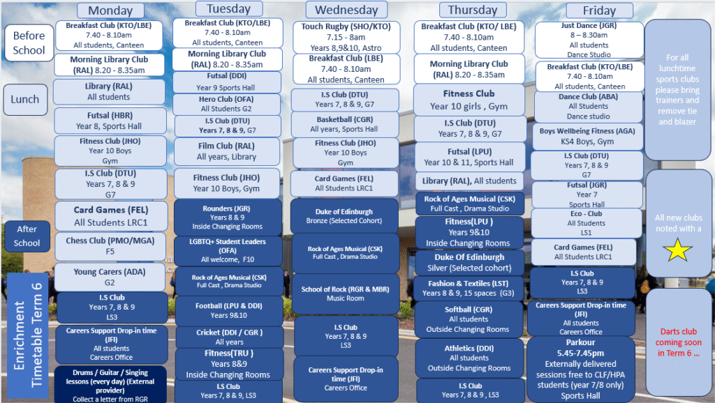 Extra Curricular & Enrichment
