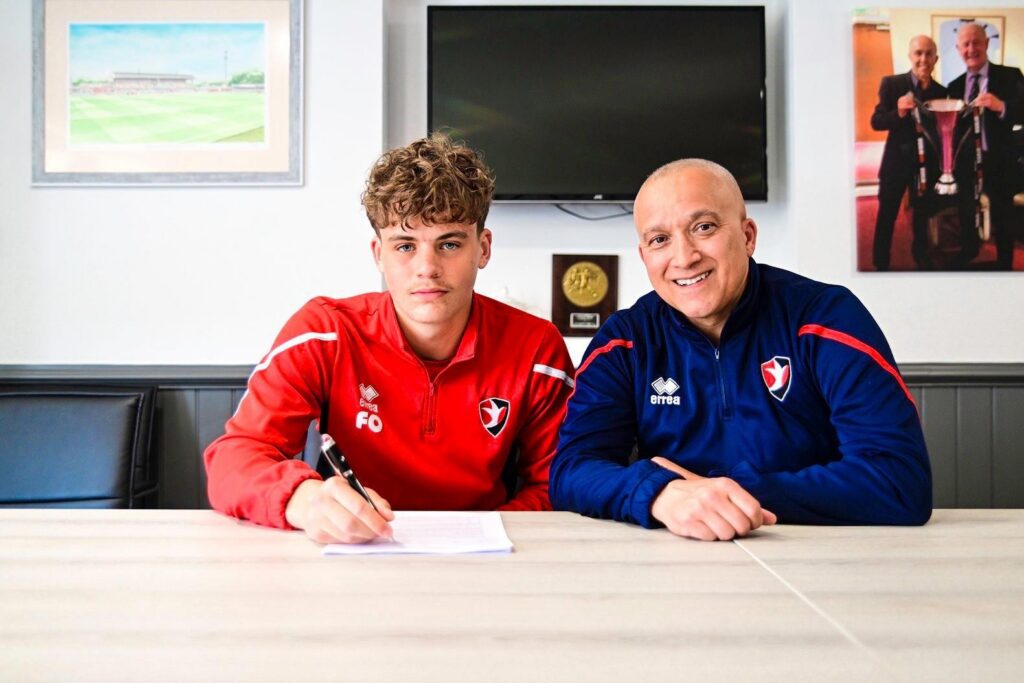 Hans Price student secures Cheltenham Town football scholarship