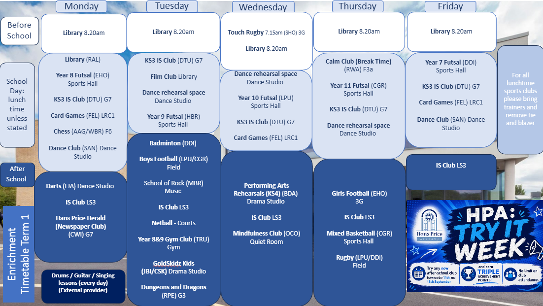 Extra Curricular & Enrichment